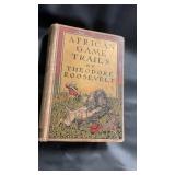 Antique book African game trails by Theodore