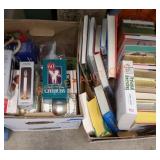 Miscellaneous books and home decor lot