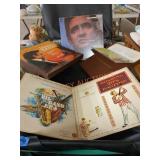 Vintage Johnny Cash and roaring 20s vinyl record