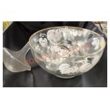 Vintage anchor Hawking white grape design punch