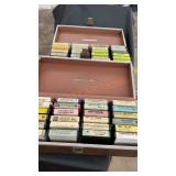 Vintage 8 track tape collection
