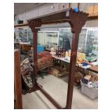 68in x 49in antique wooden quilt rack