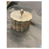 Vintage silver plate decorative box