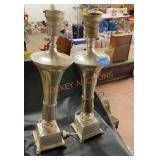 Vintage table lamp pair