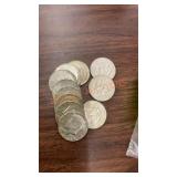 1967 Kennedy silver half dollars 11 total