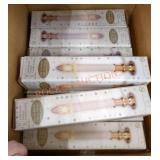 Vanity mirror and box of candle lights