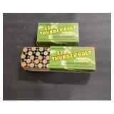 Thunderbolt 22 long rifle rim fire cartridges