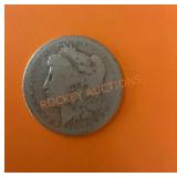 1881 Morgan silver dollar