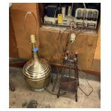 Vintage table lamp lot