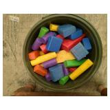 Vintage wooden blocks