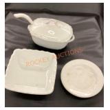 Vintage iron stone dish set