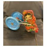 Vintage kids pull along toy