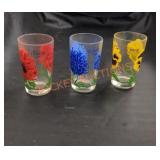 Vintage juice glasses