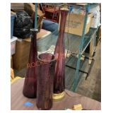 Tall Purple glass lot