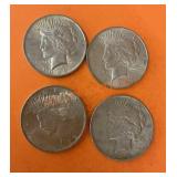 1922. Silver peace, dollars.