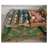 Vintage shiny bright Christmas ornament lot