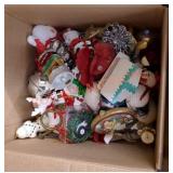 Miscellaneous vintage Christmas ornament lot