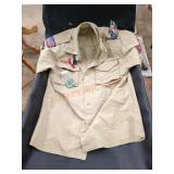 Vintage boy scouts of America youth large uniform
