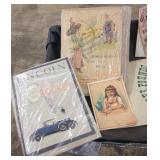 Vintage advertisement lot