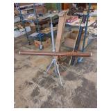 Vintage pull down projector screen