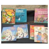 Vintage 45 records and read along books