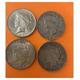 1924 silver peace, dollars