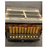 Antique German steel reeds accordion