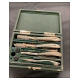 Antique German made optical repair kit