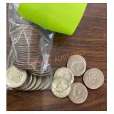 1972 Kennedy half dollars 42 total