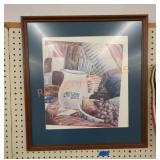 Framed print by Vincent Carducci, the pieced quilt
