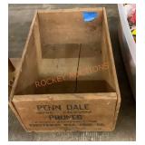 Vintage Penn Dale prunes wooden box