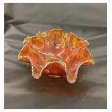 Vintage Carnival glass  bowl