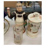 Vintage decanter lot