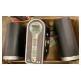 Compact disc player with speakers