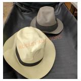 Vintage Stetson and bangora men