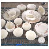 Vintage Homer laughlin Virgin Rose, China set