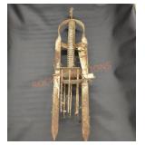 Vintage metal mole trap