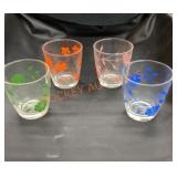 Vintage anchor Hocking sour cream glasses