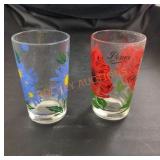 Vintage juice glasses