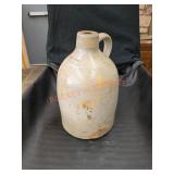 Antique pottery jug stamped Evan P. Joint