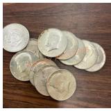 1967 Kennedy silver half dollars 11 total
