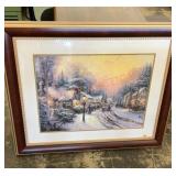 Framed Thomas Kincaid 2591/4850