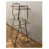 Vintage MCM three tiered metal rack