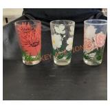 Vintage peanut butter glasses