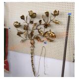 Vintage MCM Hollywood regency style wall hanging