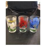 Vintage juice glasses