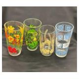 Vintage drinking glass lot