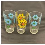 Vintage, 1 pint sour cream glasses