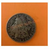 1902 Morgan silver dollar