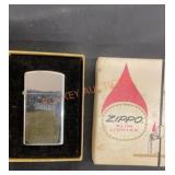 Vintage zippo lighter with original box